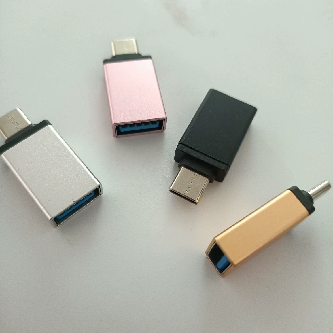 USB-адаптер Type-C для передачи данных и зарядки, подходит для Android и Huawei, универсальный OTG-переходник