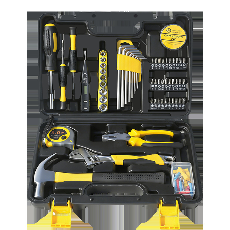 Fábrica directa de herramientas de hardware conjunto completo conjunto de herramientas combinadas carpintería eléctrica plomería herramientas de mantenimiento