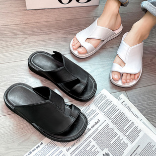 Flip-Flops Men's Non-Slip Summer Outer Wear 2025 Cross-Border Fashion New Casual Soft-Soled Beach Flip-Flops