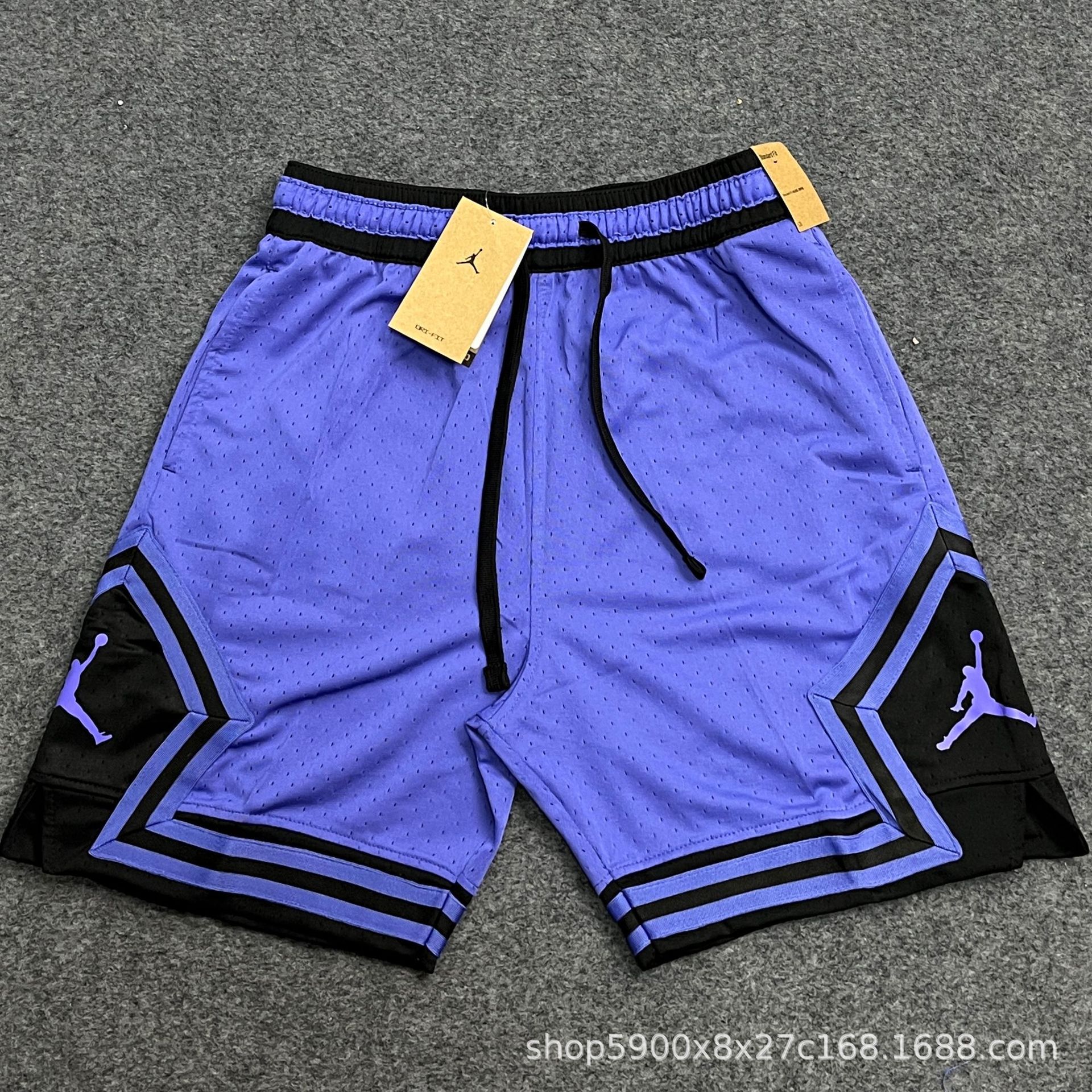 Jordan Dri-FIT Sport Diamond Basketball Shorts Mesh Purple Black