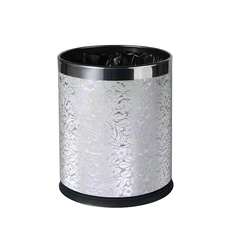 10L patrón de hierba plateada de doble capa