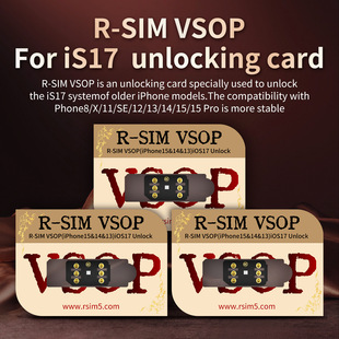 R-Sim Vsop Card for the Phone All Series (Ios17 System)