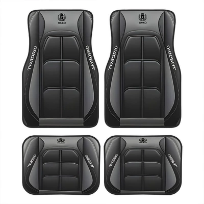Avtomobil döşəmə paspasları — Labeling and Delivery Floor Mats - new-temu-floor-mat-10-33444468cm-two-pieces-each