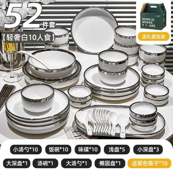 10 people food set