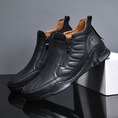 Octopus Men's Shoes High-Top Martin Boots for Spring and Summer – Men's Casual Ankle Boots