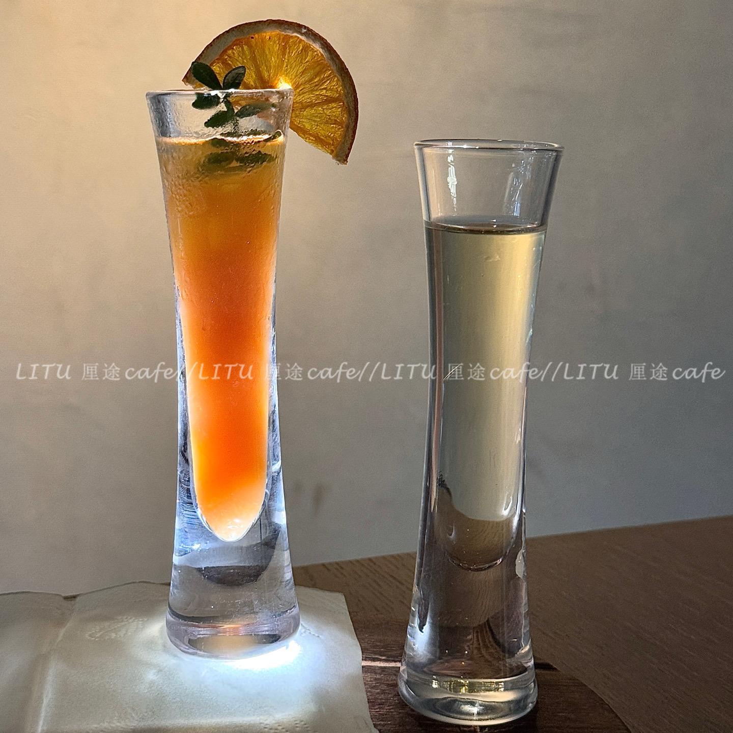 Waist-Cinching Glass Wine Cup, Cocktail Cup, Bar Special Mix Lady's Liqueur Cup, Creative Small Waist-Shaped Cold Drink Cup, Juice Cup