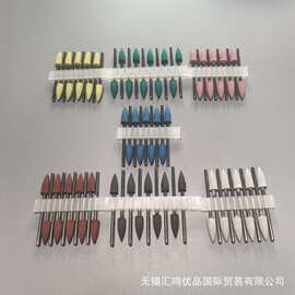 橡胶牙科美甲打磨头前置卸甲硅胶抛光磨头去死皮硅胶美甲打磨头