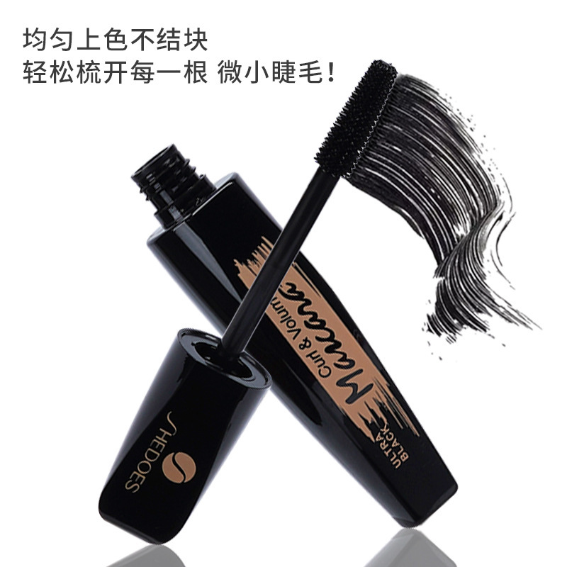 Maquillaje transfronterizo europeo y americano impermeable a prueba de sudor no floreciente grueso alargamiento natural que forma rímel ventas directas de fábrica image 5