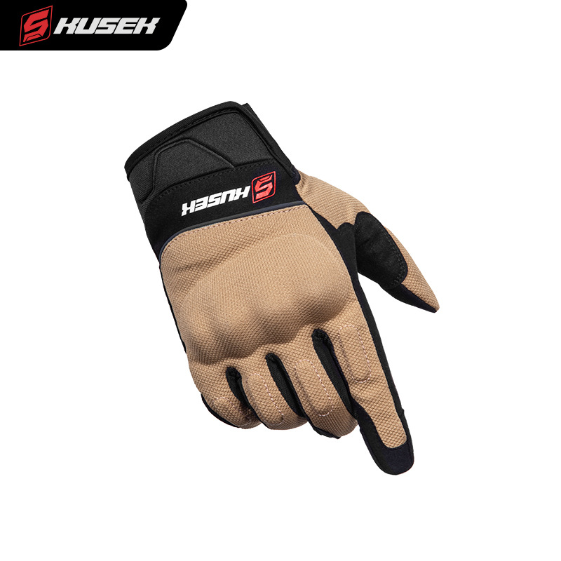 Guantes de motocicleta para hombres al aire libre cuatro estaciones equipos de carreras de motocicleta a prueba de caídas de invierno a prueba de frío de verano transpirable