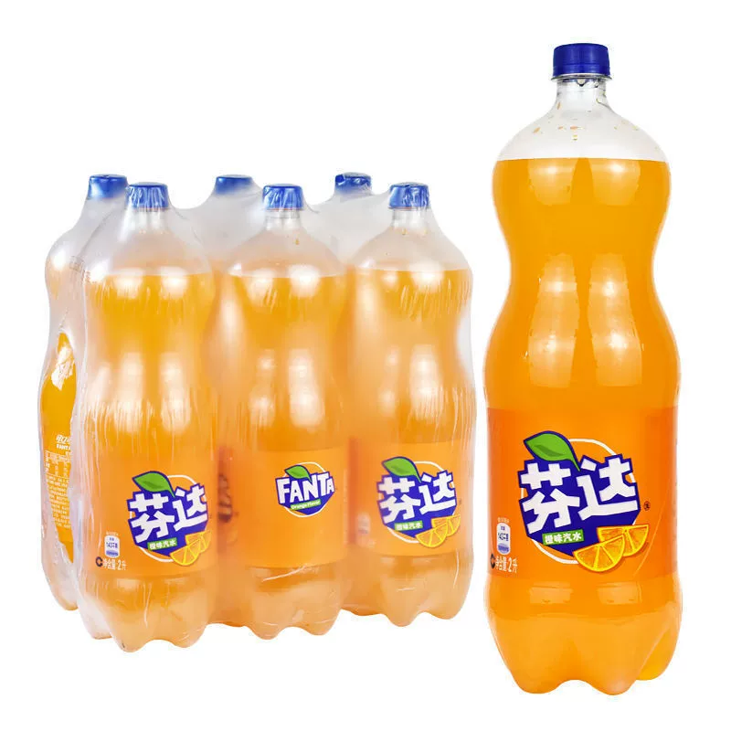 Бесплатная доставка Da Cola 1.25л*12/2л*6 большая бутылка полная коробка полностью установлена Sprite Coca-Cola водная газированная напиток