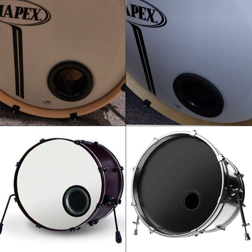Bass Drum Enhancer Drum Kit Bass Drum Amplifier + Hole Protector Bass Drum Enhancer