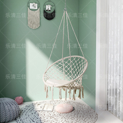 outdoors leisure time Lifts adult ins Cradle bed children weave Northern Europe indoor Hanging basket Swing Hammock wholesale