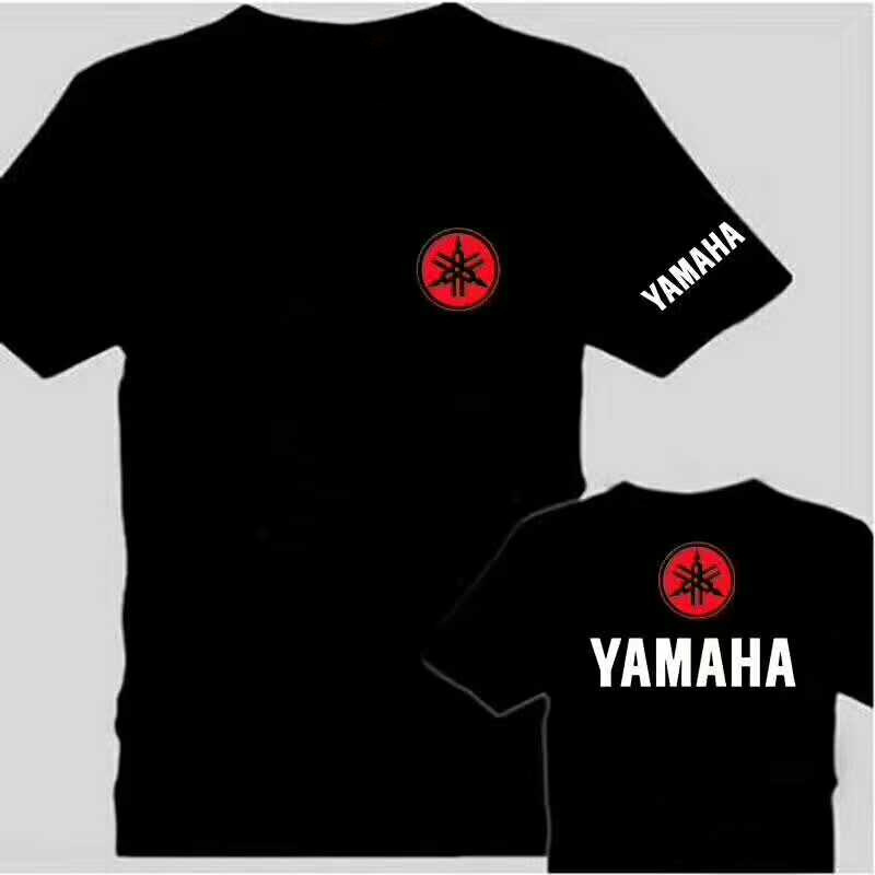 Summer Yamaha Motorcycle Short Sleeve T-Shirt Men's and Women's