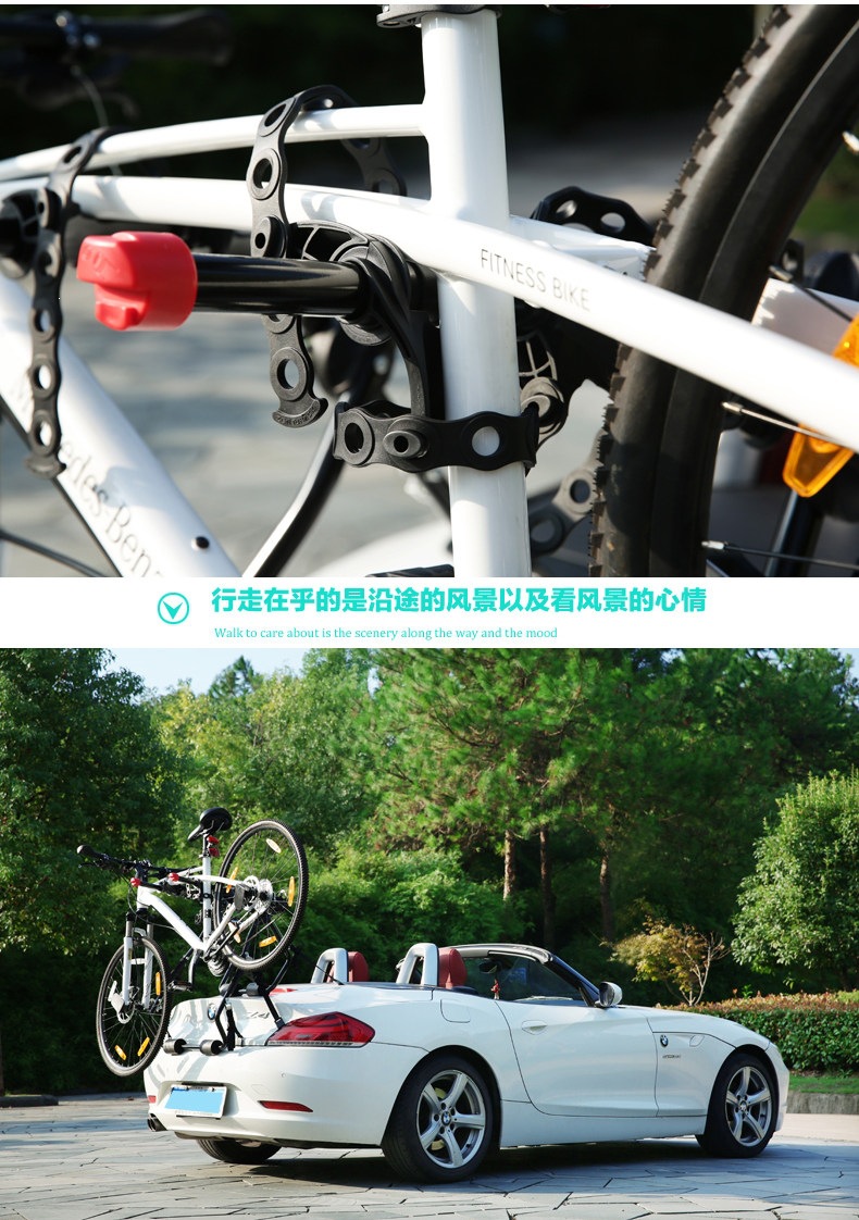 Suitable for Taiwan ZENTORACK car-mounted bicycle rack rear hanging rack trunk rack SU