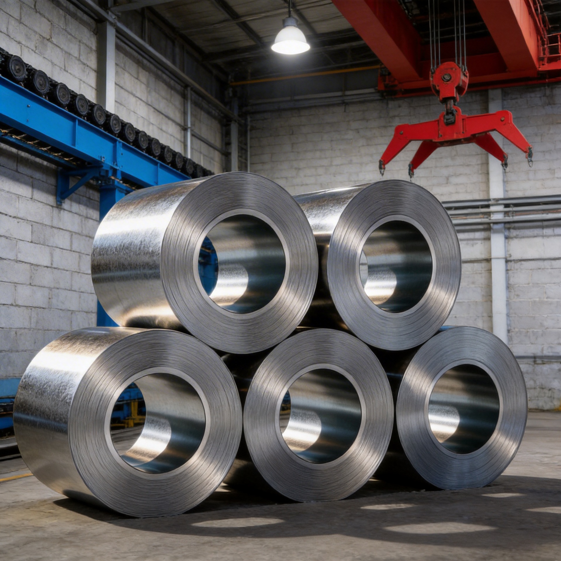 DX53+Z深冲热镀锌卷高锌层无花无油钢厂直供定轧剪切分条钢厂直供