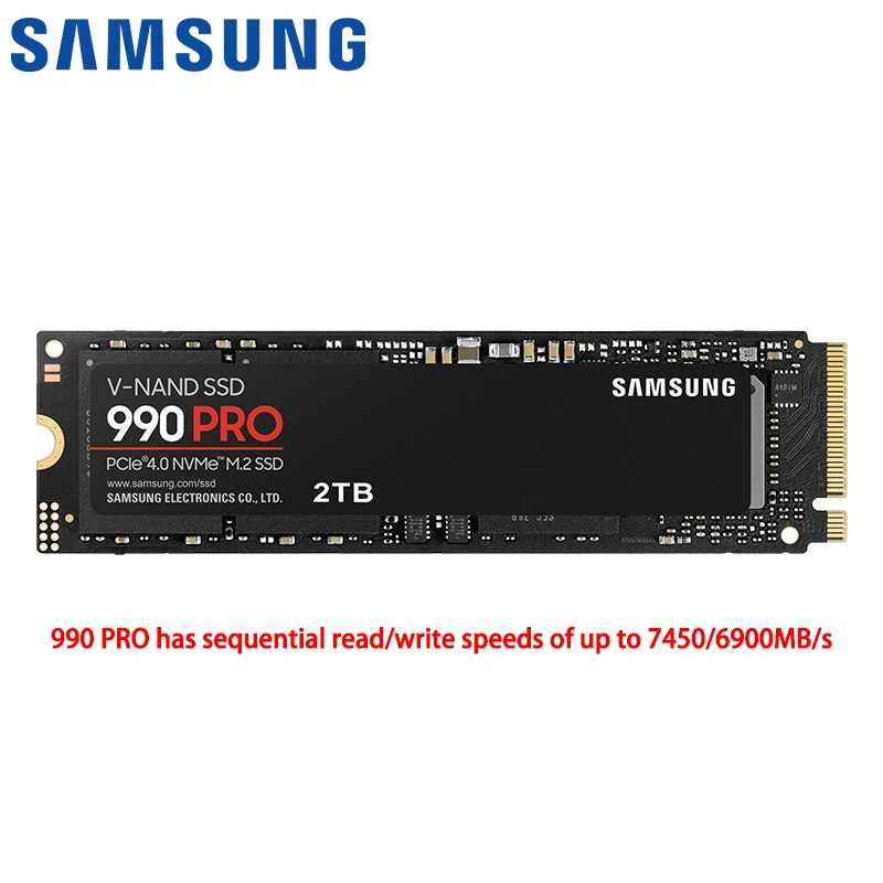 Solid State Drive (Samsung) 990 PRO, M.2 NVMe SSD, 1 TB / 2 TB / 4 TB