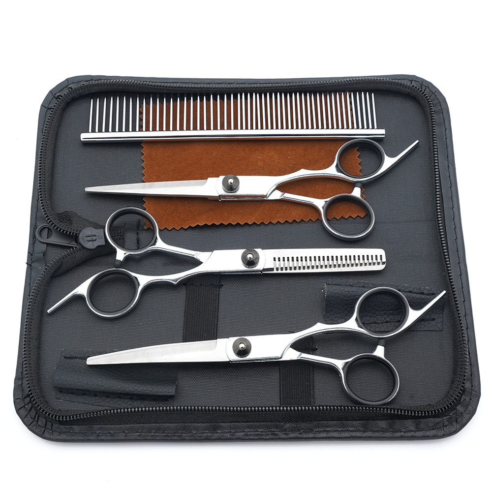 Ventas directas de fábrica de tijeras para mascotas, tijeras para cortar el pelo para perros, tijeras para cortar el pelo, tijeras de dientes delgadas para gatos, tijeras de aseo para mascotas