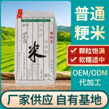 普通粳米批发新上市大米25kg一袋家用普通大米50斤袋装软香大米