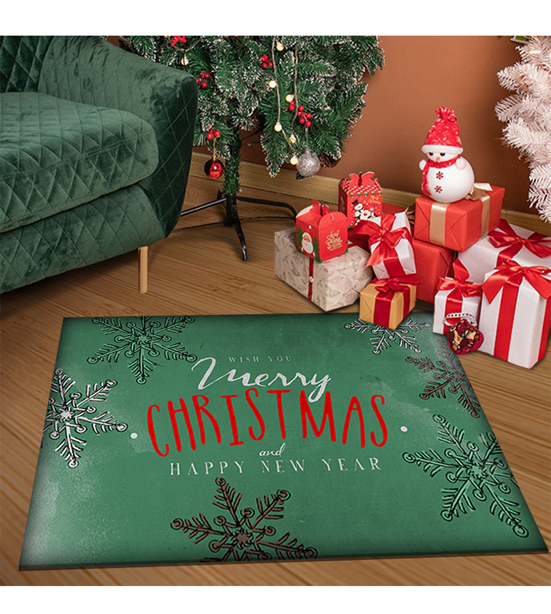 跨境地毯地垫,圣诞地垫,卡通地毯,玄门门垫,入户地垫