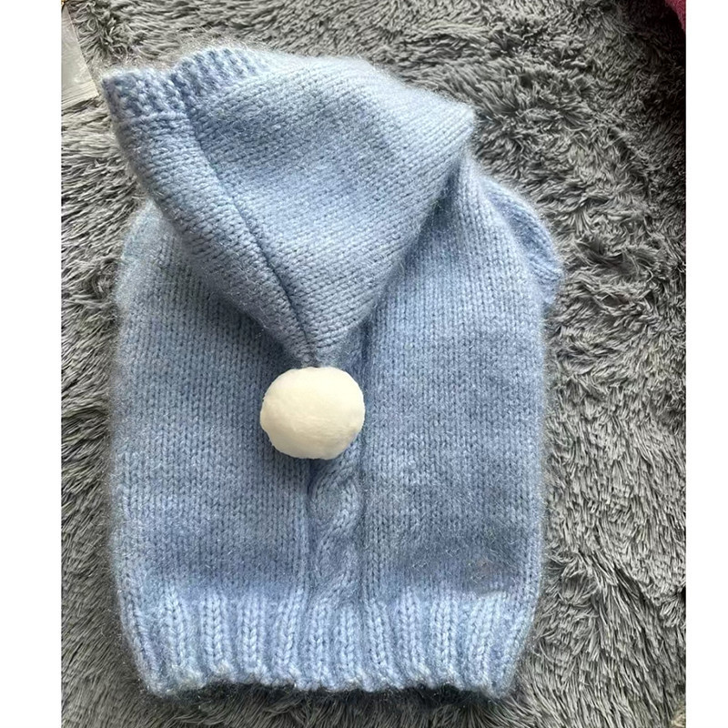 Autumn pet sweater, suitable for Teddy, Bichon Frise, Pomeranian, and other small dog breeds; autumn and winter clothing for dogs, keeping them warm in the fall and winter