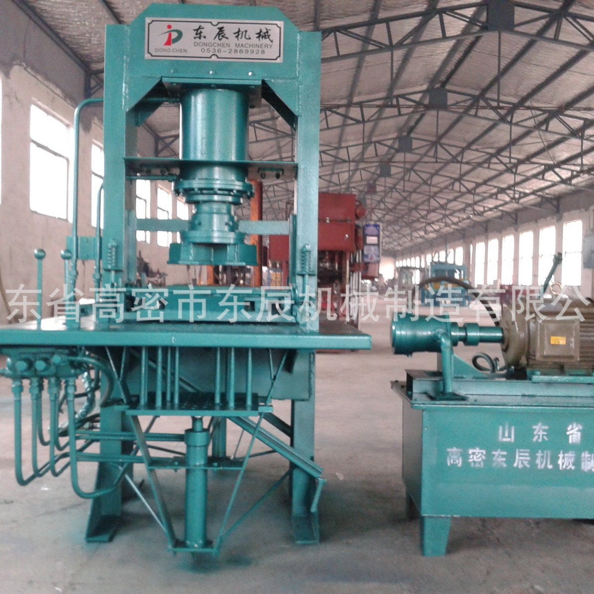 山东水泥花砖机 液压花彩砖设备 马路花砖压力机械设备厂家