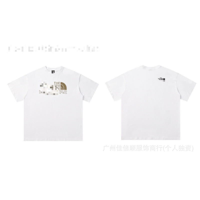 The North Face pure cotton T-shirt for men and women, summer 260g heavyweight trendy printed short-sleeve loose casual couple style, available for wholesale The North Face pure cotton T-shirt for men and women, summer 260g heavyweight trendy printed short-sleeve loose casual couple style, available for wholesale
