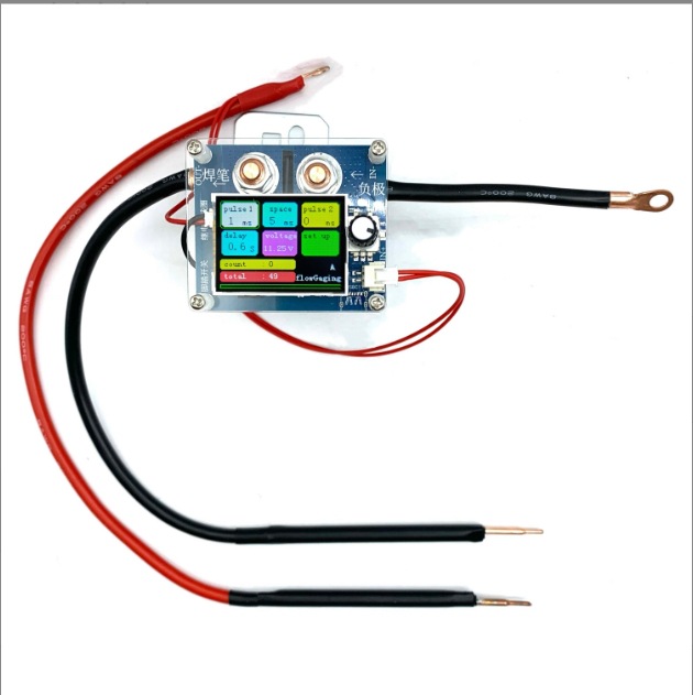 5-15V 1500A双脉冲继电器点焊机 18650锂电池焊接 镍片焊接 高清