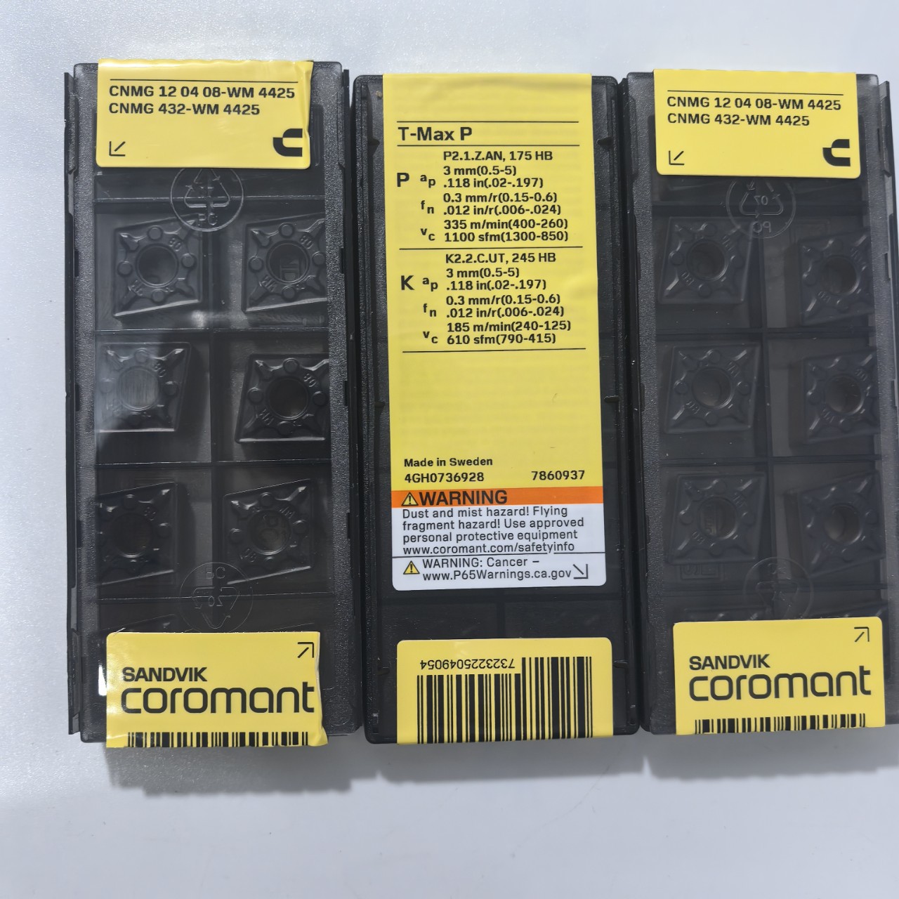 山特维克车刀片CNMG120408-WM4425 CNMG432-WM4425内孔外圆车刀片