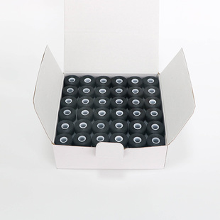 Black L-shaped endless bottom line 75D/2 embroidery thread sewing thread sewing machine thread wholesale bottom line thread