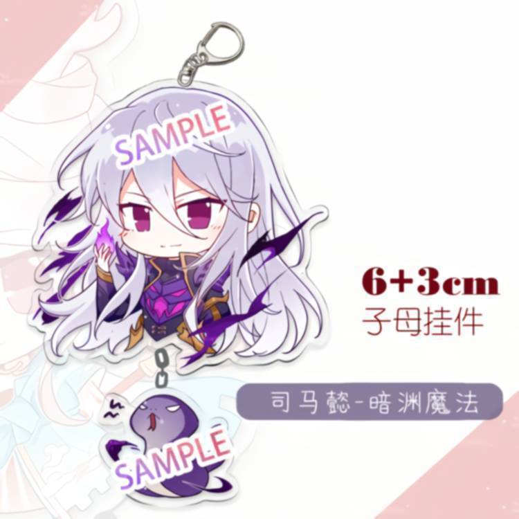 王者荣耀游戏周边高颜值亚克力双面双层钥匙扣公孙离创意精美挂件|undefined