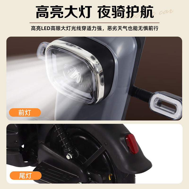 Mayorista transfronterizo King Kong coche eléctrico doble coche eléctrico ligero bicicletas eléctricas para adultos coche de batería