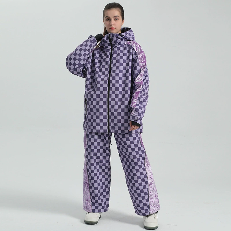 Winter ski ski suit, travel windproof keep warm waterproof breathable wear-resistant set