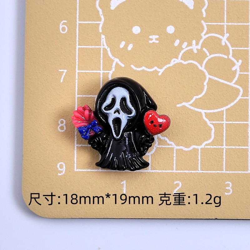 漫画ハロウィン悪魔カボチャ手作り diy クリーム接着剤アクセサリー樹脂アクセサリージュエリーヘアピン材料卸売|undefined