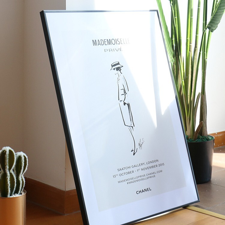 Aluminum alloy to make puzzle frame picture frame any large size A3A4 frame mounted poster picture frame wall hanging