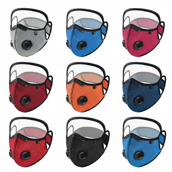 Spring and Summer Cycling Sports Protective Mask for Men and Women, Electric Motorcycle Windproof and Sun Protection Full-Face Mask