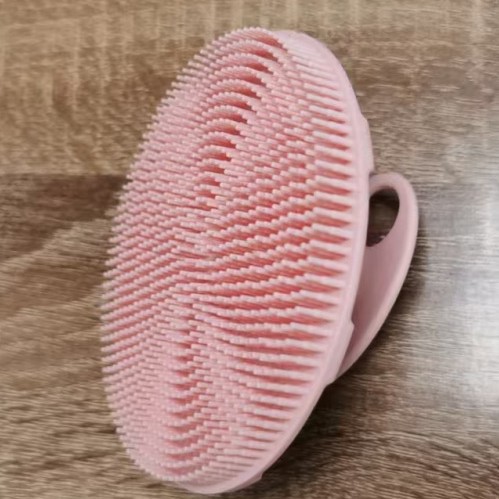 Cepillo táctil de silicona para entrenamiento sensorial, cepillo de baño para bebé, cepillo de baño suave, cepillo para champú, cepillo de masaje