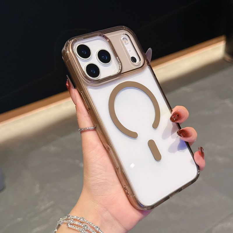跨境适用iPhone17ProMax手机壳透明磁吸苹果17Air冰彩防摔保护套|undefined