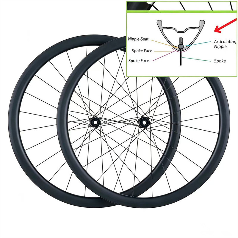 Hidden spoke cap 700C road bike carbon fiber wheelset 38mm ultra-light carbon disc brake ratchet carbon wheelset Hidden spoke cap 700C road bike carbon fiber wheelset 38mm ultra-light carbon disc brake ratchet carbon wheelset