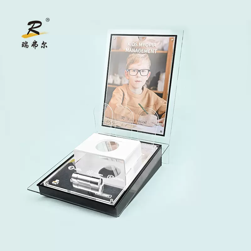 眼镜道具定制 眼镜配件近视管理道具 测试镜片展示青少年渐进道具