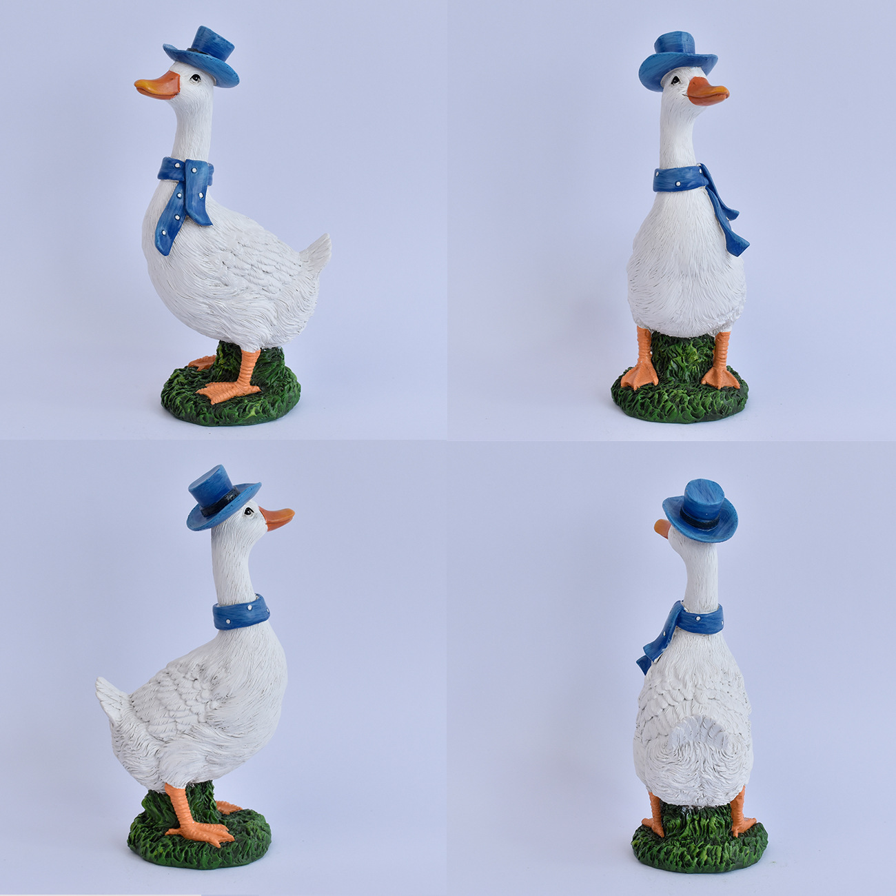 Simulated Cartoon Cute Little Duck Animal Ornament Garden Courtyard Potted Plant Decoration Home Rural_maomaolike.com