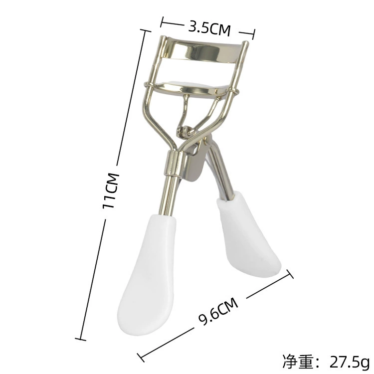 Handheld Eyelash Curler, Plastic Grip, For False Lashes, Compact 5.5 cm