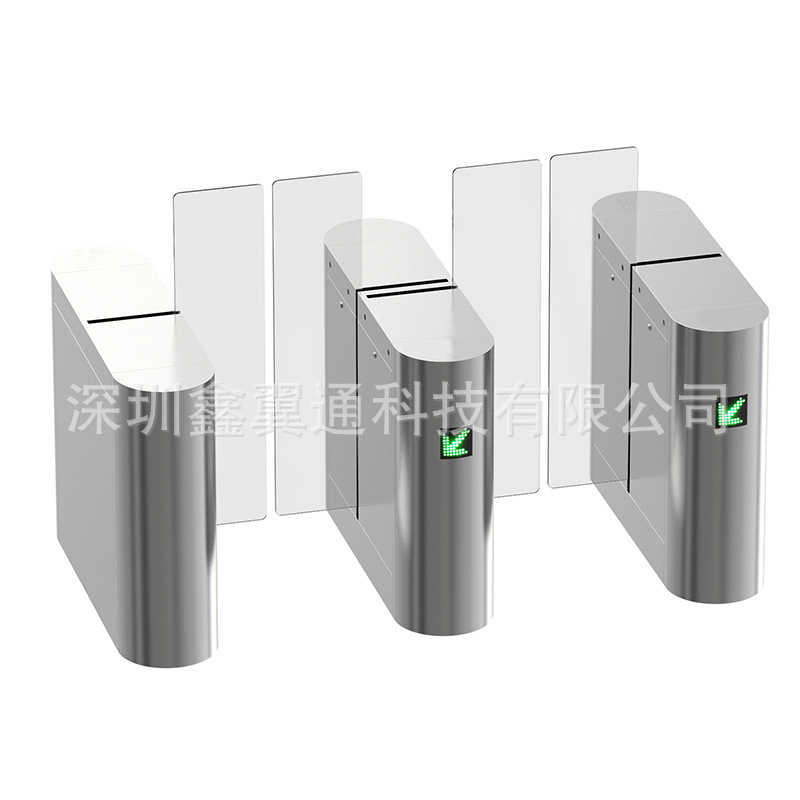 办公楼写字楼平移闸小区人行通道闸人脸识别闸机防尾随防跨越闸机