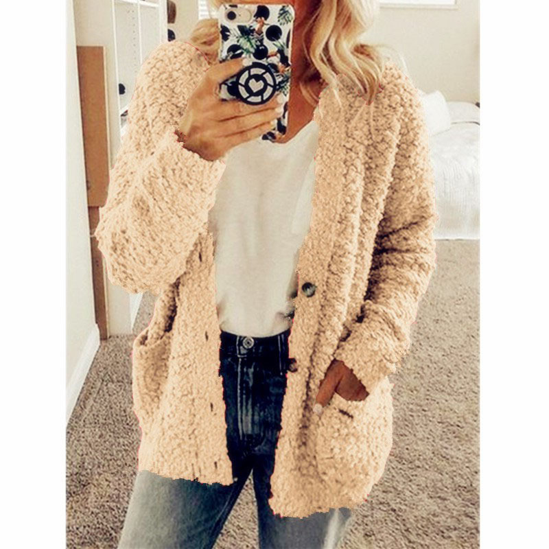 Women's Clothing 2024 autumn and winter women's fashion casual sweater jacket large size top_voghion.com
