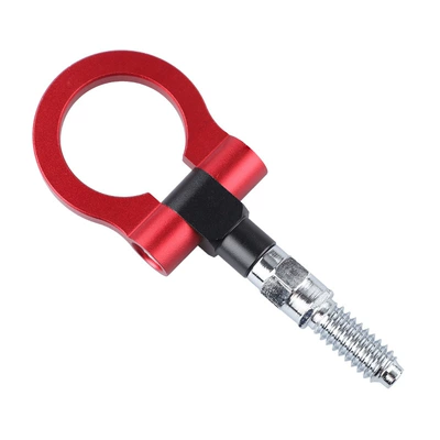 Car modification front bumper universal Japanese trailer hook trailer towing hook bumper pull ring trailer hook European system (Other Car Modifications) - european-red