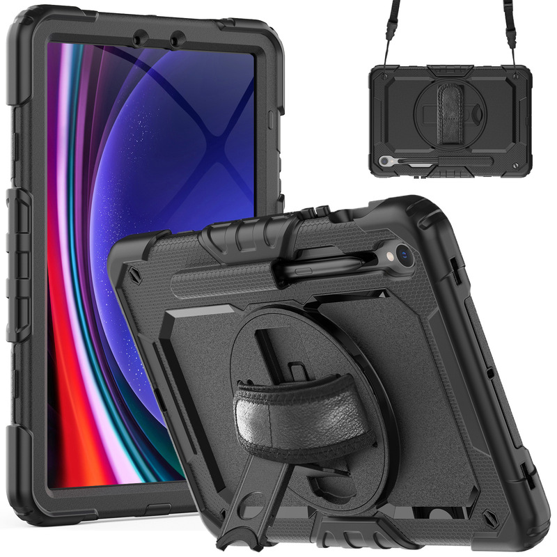 Suitable for Samsung Tablet Protective Case Tab A9+ 110.9inch Protective Case Rotating Stand Portable Leather Case S10Fe Suitable for Samsung Tablet Protective Case Tab A9+ 110.9inch Protective Case Rotating Stand Portable Leather Case S10Fe