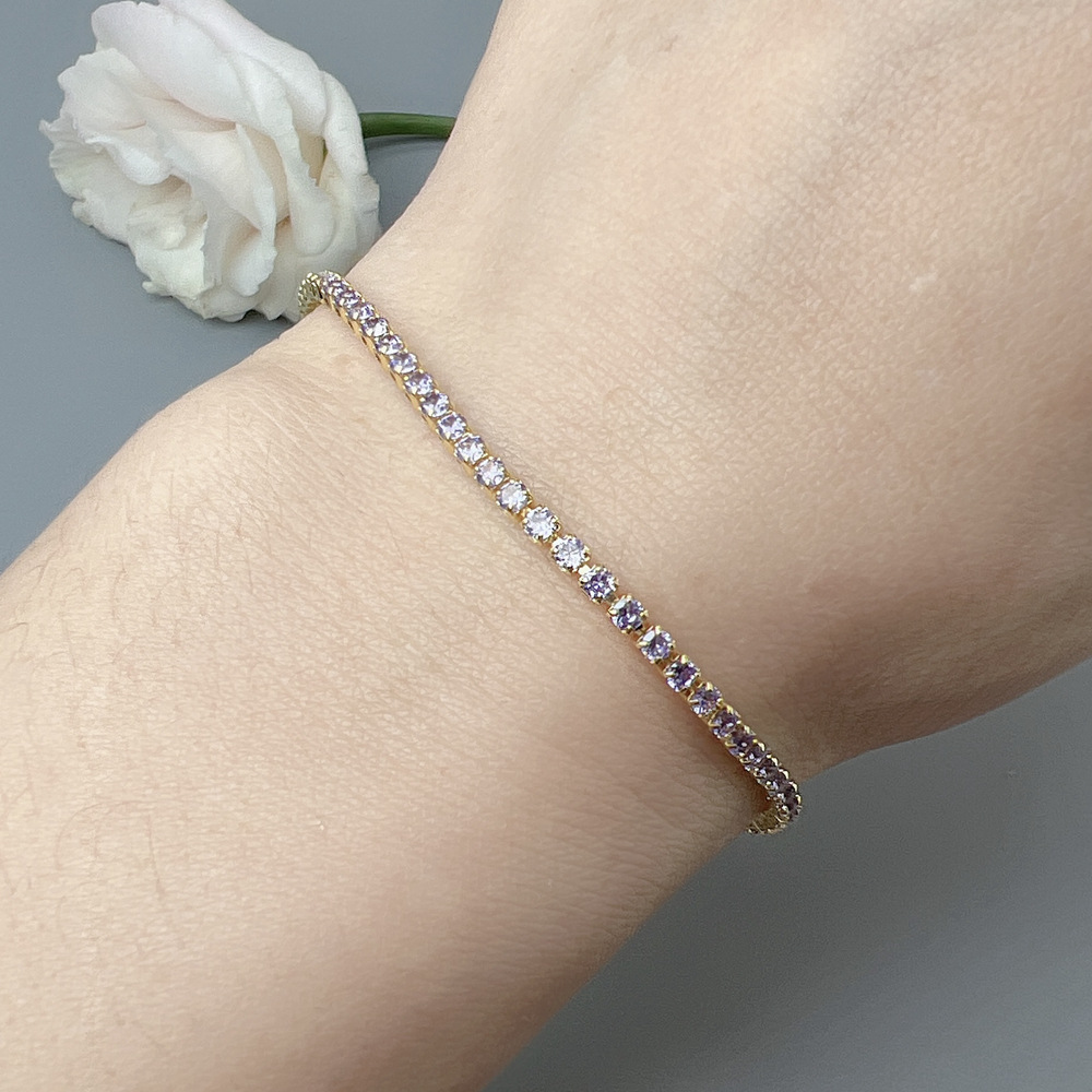 13g Weight Alloy Pendant Material Zircon Inlay Material Bracelets Classification Alloy Chain Material 1 Piece Quantity Holiday, Daily, Street Occasion Alloy Material Geometric Pattern Women's Gender Plating Design Elegant Style Elegant Geometric Zircon Alloy Wholesale Bracelets 9