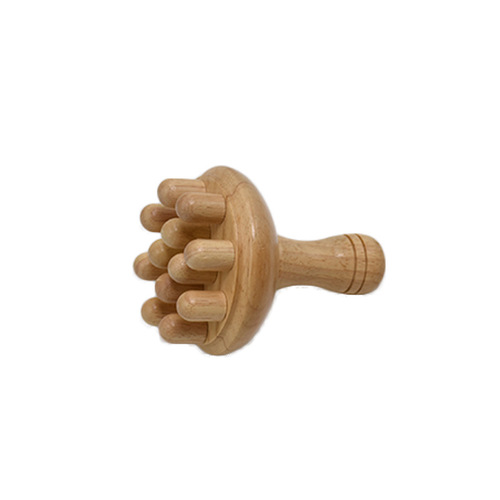 Wooden Mushroom Head Octopus Massage Gun with Wooden Handle Acupoint Massage Comb Meridian Massage Gun Small Gua Sha Amazon