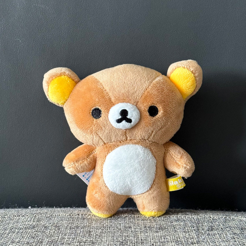 日本のかわいいリラックマぬいぐるみペンダントベーシッククマ人形キーホルダーバッグペンダント|undefined
