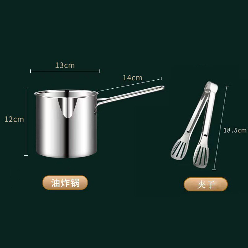 Nồi chiên sâu 410 + kẹp