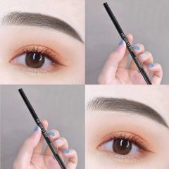 New thin-tipped pencil with automatic rotation core, less smudging, light brow makeup, eyebrow pencil, dropshipping one piece